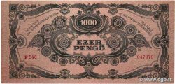 1000 Pengö UNGARN  1945 P.118a fST+
