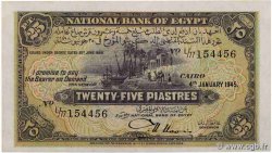 25 Piastres EGYPT  1945 P.010c VF+