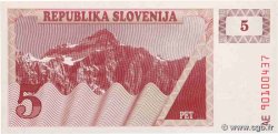 5 Tolarjev SLOVENIA  1990 P.03a UNC