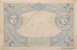20 Francs NOIR FRANCE  1874 F.09.01 VF-