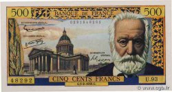 500 Francs VICTOR HUGO FRANCE  1958 F.35.08 AU+
