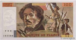 100 Francs DELACROIX FRANCE  1978 F.68.02 XF+