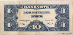 10 Deutsche Mark GERMAN FEDERAL REPUBLIC  1949 P.16a VF-