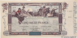 5000 Francs FLAMENG FRANCE  1918 F.43.01 VF-