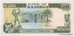 20 Kwacha ZAMBIA  1989 P.32b UNC
