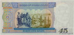 45 Kyats BURMA (VOIR MYANMAR)  1987 P.64 UNC