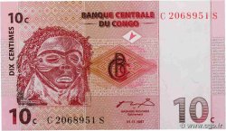 10 Centimes CONGO, DEMOCRATIQUE REPUBLIC  1997 P.082a