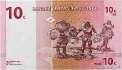 10 Centimes CONGO, DEMOCRATIQUE REPUBLIC  1997 P.082a UNC