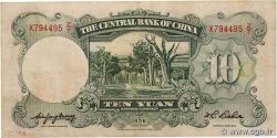10 Yüan CHINA  1936 P.0214c VF