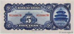 5 Yüan CHINA  1940 P.0084 UNC