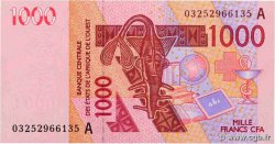 1000 Francs WEST AFRICAN STATES  2003 P.115Aa