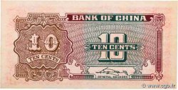 10 Cents CHINA  1940 P.0082 UNC