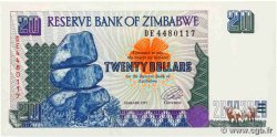 20 Dollars ZIMBABWE  1997 P.07