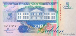 5 Gulden SURINAM  1991 P.136a
