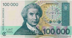 100000 Dinara CROATIA  1993 P.27a