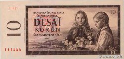 10 Korun CZECHOSLOVAKIA  1960 P.088e