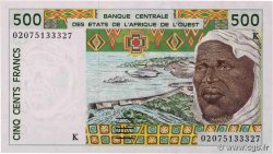 500 Francs WEST AFRICAN STATES  2002 P.710Km