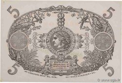 5 Francs Cabasson rouge REUNION  1938 P.14 AU-
