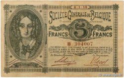 5 Francs BELGIO  1915 P.088