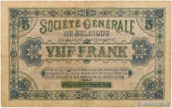 5 Francs BELGIO  1915 P.088 MB