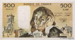 500 Francs PASCAL FRANCE  1993 F.71.52 VF