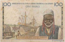 100 Francs Félix Éboué BCEAEC Numéro spécial GABUN  1961 A.234a S