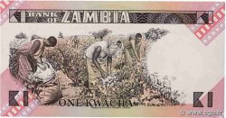 1 Kwacha ZAMBIA  1980 P.23b UNC