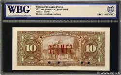 10 Lira Spécimen TURQUIE  1948 P.148s pr.NEUF
