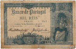 1000 Reis PORTUGAL  1910 P.106 G
