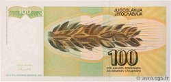 100 Dinara YUGOSLAVIA  1991 P.108 UNC