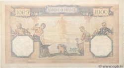 1000 Francs CÉRÈS ET MERCURE type modifié FRANCIA  1939 F.38.33 MBC