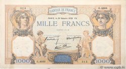1000 Francs CÉRÈS ET MERCURE type modifié FRANKREICH  1938 F.38.30