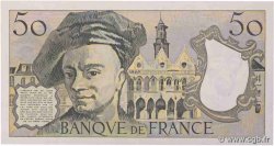 50 Francs QUENTIN DE LA TOUR FRANKREICH  1989 F.67.15 fST+