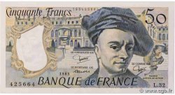50 Francs QUENTIN DE LA TOUR FRANCE  1983 F.67.09