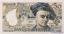 50 Francs QUENTIN DE LA TOUR FRANCE  1984 F.67.10
