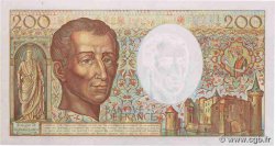 200 Francs MONTESQUIEU Petit numéro FRANCE  1991 F.70.11A87 UNC-