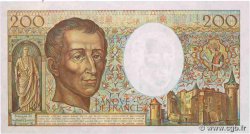 200 Francs MONTESQUIEU Petit numéro FRANCE  1987 F.70.07A44 UNC-