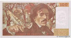 100 Francs DELACROIX imprimé en continu Fauté FRANCE  1991 F.69bis.03a1a UNC-