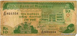10 Rupees MAURITIUS  1985 P.35b