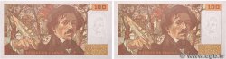 100 Francs DELACROIX imprimé en continu Consécutifs FRANKREICH  1993 F.69bis.05 fST+