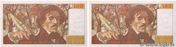100 Francs DELACROIX modifié Consécutifs FRANKREICH  1981 F.69.05 ST