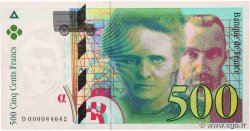 500 Francs PIERRE ET MARIE CURIE Numéro spécial FRANCE  1994 F.76.01