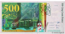 500 Francs PIERRE ET MARIE CURIE FRANCE  1998 F.76.04 UNC