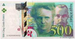 500 Francs PIERRE ET MARIE CURIE FRANCE  1994 F.76.01
