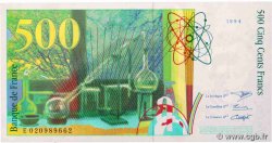 500 Francs PIERRE ET MARIE CURIE FRANKREICH  1994 F.76.01 ST