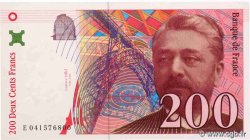 200 Francs EIFFEL Sans STRAP Fauté FRANCE  1996 F.75f4.03 AU