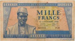 1000 Francs GUINEA  1958 P.09