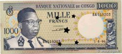 1000 Francs Annulé DEMOKRATISCHE REPUBLIK KONGO  1964 P.008a