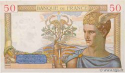50 Francs CÉRÈS modifié FRANKREICH  1939 F.18.23 fVZ
