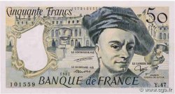50 Francs QUENTIN DE LA TOUR FRANKREICH  1987 F.67.13